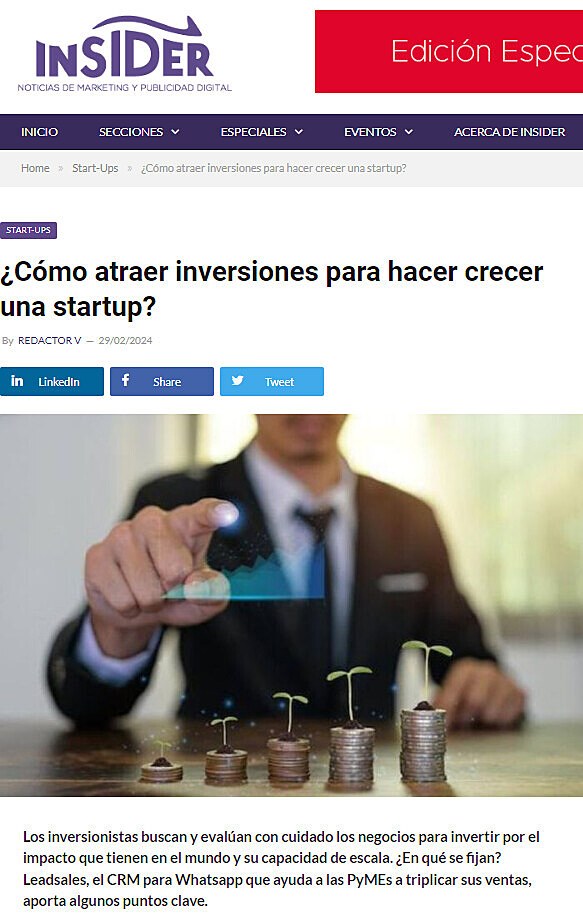 Cmo atraer inversiones para hacer crecer una startup?